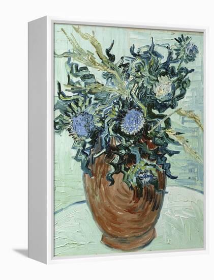 Still Life with Thistles, 1890-Vincent van Gogh-Framed Stretched Canvas