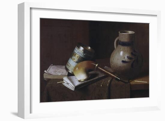 Still Life with Three Castles Tobacco, no.2-William Michael Harnett-Framed Giclee Print