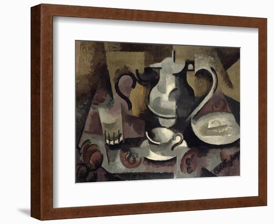 Still Life with Three Handles-Roger de La Fresnaye-Framed Giclee Print