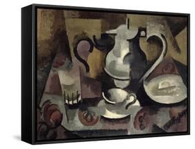 Still Life with Three Handles-Roger de La Fresnaye-Framed Stretched Canvas