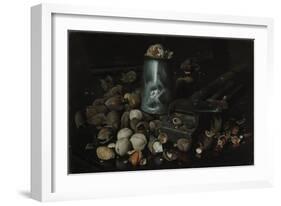 Still Life with Tin Can and Nuts, c.1886-Joseph Decker-Framed Giclee Print