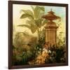 Still Life with Tropical Palms-Jean Capeinick-Framed Premium Giclee Print