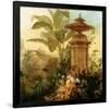 Still Life with Tropical Palms-Jean Capeinick-Framed Premium Giclee Print