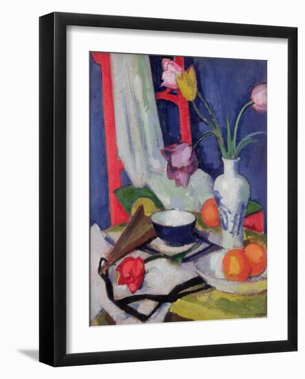 Still Life with Tulips, 1925-Samuel John Peploe-Framed Giclee Print