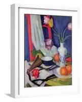 Still Life with Tulips, 1925-Samuel John Peploe-Framed Giclee Print