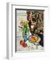 Still Life with Tulips and Fruit-George Leslie Hunter-Framed Giclee Print