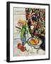 Still Life with Tulips and Fruit-George Leslie Hunter-Framed Giclee Print