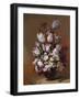 Still Life with Tulips and Other Flowers by Hans Bollongier-null-Framed Giclee Print