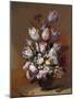 Still Life with Tulips and Other Flowers by Hans Bollongier-null-Mounted Giclee Print