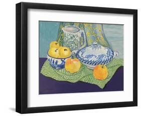 Still life with Tureen and Apples,1999,-Joan Thewsey-Framed Giclee Print