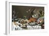 Still Life with Turkey Pie-Pieter Claesz-Framed Giclee Print