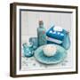 Still Life with Turquoise Objects, Symbol Wellness-Andrea Haase-Framed Photographic Print