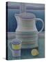 Still Life with Two Jugs and Lemon-Ruth Addinall-Stretched Canvas