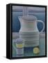 Still Life with Two Jugs and Lemon-Ruth Addinall-Framed Stretched Canvas