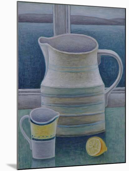 Still Life with Two Jugs and Lemon-Ruth Addinall-Mounted Giclee Print