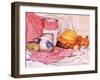 Still-Life with Two Jugs and Vegetables-Joan Thewsey-Framed Giclee Print