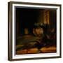 Still Life with Two Peacocks and a Girl, Ca 1639-Rembrandt van Rijn-Framed Giclee Print