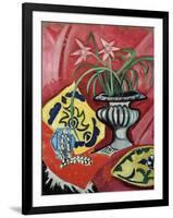 Still life with vase. 1912-Olga Rozanova-Framed Giclee Print