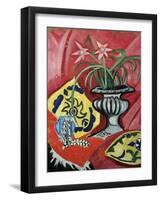 Still life with vase. 1912-Olga Rozanova-Framed Giclee Print