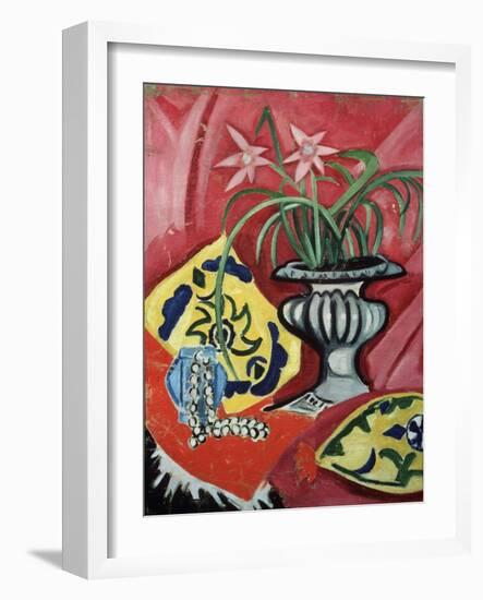 Still life with vase. 1912-Olga Rozanova-Framed Giclee Print