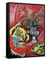 Still life with vase. 1912-Olga Rozanova-Framed Stretched Canvas
