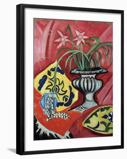 Still life with vase. 1912-Olga Rozanova-Framed Giclee Print