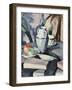 Still Life with Vase and Books-Samuel John Peploe-Framed Giclee Print