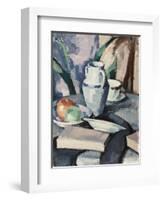 Still Life with Vase and Books-Samuel John Peploe-Framed Giclee Print