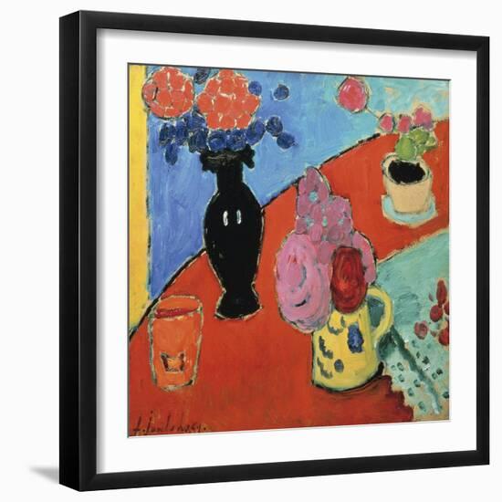 Still Life with Vase and Jug-Alexej Von Jawlensky-Framed Giclee Print