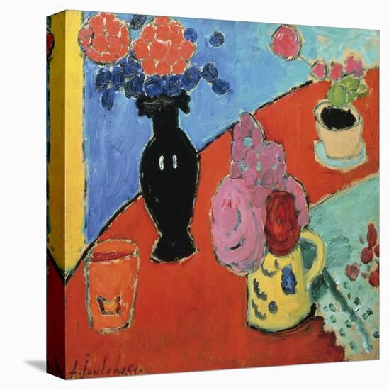 Still Life with Vase and Jug-Alexej Von Jawlensky-Stretched Canvas