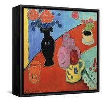 Still Life with Vase and Jug-Alexej Von Jawlensky-Framed Stretched Canvas