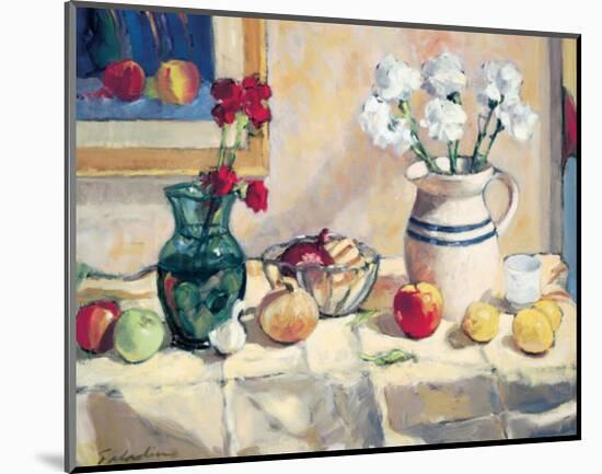Still Life with Vase and Pitcher-Saladino-Mounted Giclee Print
