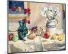 Still Life with Vase and Pitcher-Saladino-Mounted Giclee Print