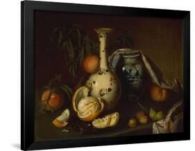 Still Life with Vase, Fruit and Nuts-Joseph Biays Ord-Framed Giclee Print