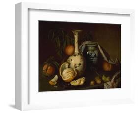 Still Life with Vase, Fruit and Nuts-Joseph Biays Ord-Framed Giclee Print