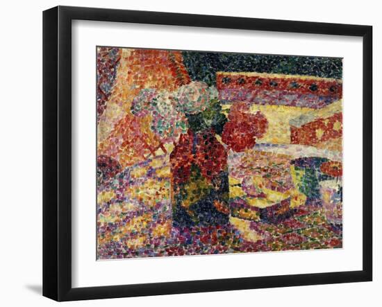 Still Life with Vase of Flowers, C.1907-Robert Delaunay-Framed Giclee Print