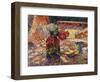 Still Life with Vase of Flowers-Robert Delaunay-Framed Giclee Print