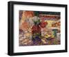 Still Life with Vase of Flowers-Robert Delaunay-Framed Giclee Print