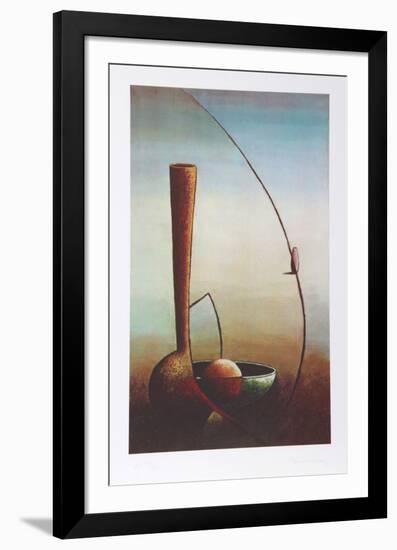 Still Life with Vase-Jan Van Raay-Framed Limited Edition