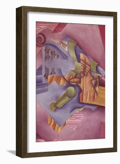 Still Life with Violin and Glass-Juan Gris-Framed Giclee Print