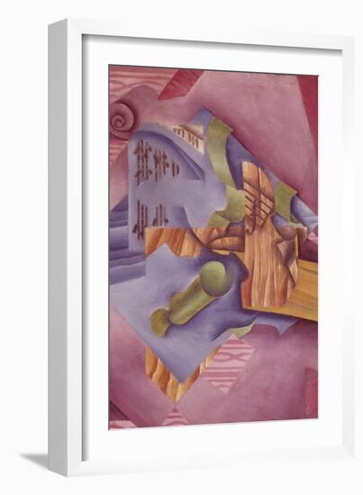 Still Life with Violin and Glass-Juan Gris-Framed Giclee Print