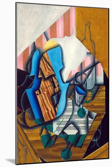 Still Life with Violin and Music Sheet, 1914-Juan Gris-Mounted Giclee Print