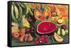 Still Life with Watermelon, 2005-Pedro Diego Alvarado-Framed Stretched Canvas