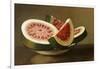 Still Life with Watermelon, American School (19th Century)-null-Framed Giclee Print