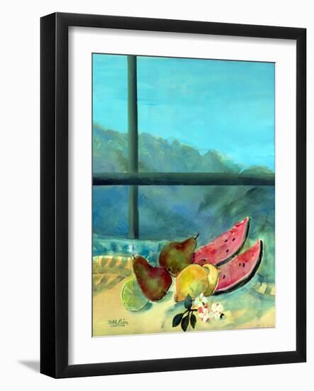 Still Life with Watermelon-Marisa Leon-Framed Giclee Print