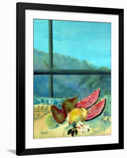 Still Life with Watermelon-Marisa Leon-Framed Giclee Print