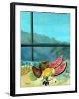 Still Life with Watermelon-Marisa Leon-Framed Giclee Print