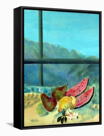 Still Life with Watermelon-Marisa Leon-Framed Stretched Canvas