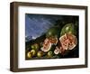 Still Life with Watermelons and Apples in a Landscape, 1771-Luis Egidio Meléndez-Framed Giclee Print