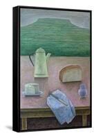 Still Life with Wensleydale Cheese, 2013-Ruth Addinall-Framed Stretched Canvas